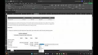 Schedule of Expected Cash Collections (BE