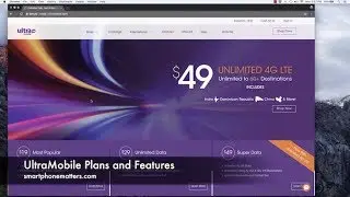 UltraMobile Plans and Features