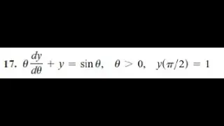 Solving first ODE Linear Equation Q1 | Initial value problem