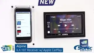 Alpine iLX-107 In-Dash Receiver w/ Wireless Apple CarPlay | CES 2017