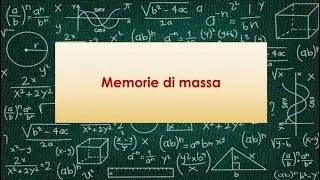 Memorie di massa