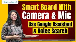 Interactive Flat Panel 75 Inch - How To Use Google Assistant On Smart Board With Camera & Microphone