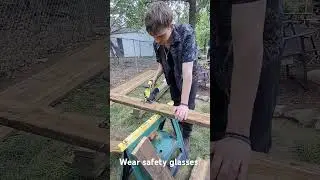 how to use a ryobi circular saw the basics...#saw #reclaimedwoodprojects #workinprogress