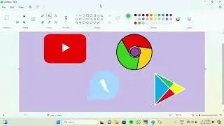 MS Paint App Logo Kaise banaye | how to make app logo in MS Paint 🎨