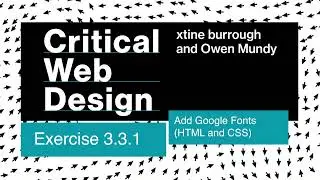 3.3.1 Add Google Fonts