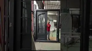 New design customized unlimited decorative wrought iron glass door with awnings