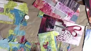 Upcycled Envelope Art