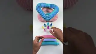 Change color DIY Odd-ASMR POPs #diy #satisfyingvideos#relaxing #creative #oddasmr #insideout #colors