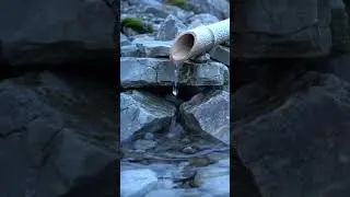 Crystal Stream on Mountain Rocks #rainslow #asmrwater #asmrnature #relax
