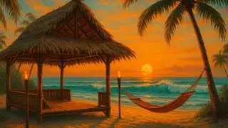 Polynesian Beach Sunset 🌺 Lofi Beats for Relaxation, Focus & Deep Calm