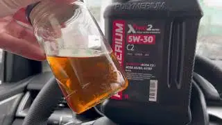 Зачем менять масло в новом Haval M6 спустя 1500 км? Polymerium XPRO2 5w30 