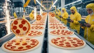 Inside Domino&rsquo;s Pizza Factory 🍕  How Raw Dough Becomes Perfect Melting Slices Full High Tech Process