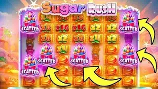 Spamming $10,000 bonus buy on sugar rush slot high stake gambling gaming