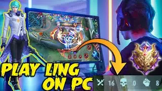 Play Ling Using Pc And Gets 16kill No Death In Mythic Rank! | Ling On Pc Gameplay ~MLBB