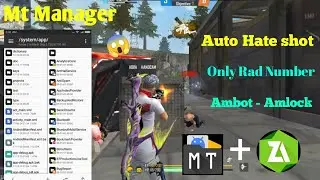 Mt manager + ZArchiver File Hack😱New Update Varishon hack ambot amlock auto hateshot freefireMax👽⚙️⚡