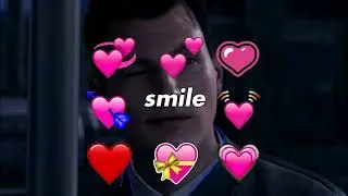 You so precious when you smile |MEME| - Connor [Detroit: Become Human]