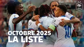 Les 23 BLEUS pour les matches d'octobre 2025