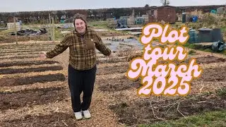 March allotment garden tour (2025).