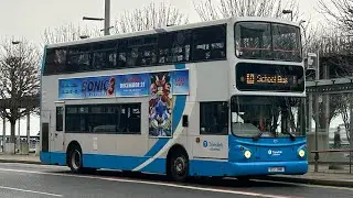 Ulsterbus Volvo ALX400 2881 on Route Training Duties