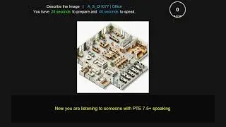 PTE Describe Image  floor plan   1077 Modern office design workstations & meetings