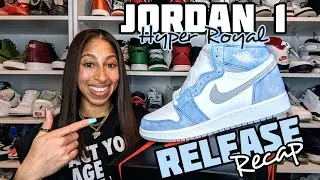 Работаем над релизом Air Jordan 1 Hyper Royal... ОБЗОР! Двойной сюрприз!!!