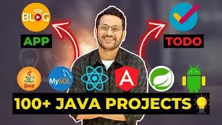 100+ Java PROJECT Ideas 🔥🔥