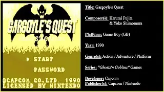 Gargoyle's Quest (GB) [Soundtrack in FULL HD & 320 KBPS]