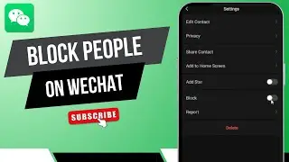 How To Block Someone WeChat