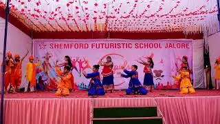 Tagore House Dance Performance (West India)  IMPULSE Dec 2022 Shemford Futuristic School Jalore