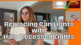 Easy DIY Can Light Upgrade! Halo Retrofit Lights Make My Home Look Modern