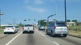 Houston,Texas driving on West Bellfort yesterday