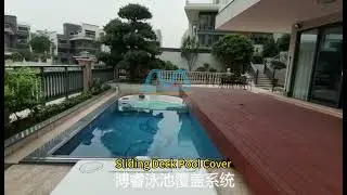 Bree Automatic Sliding Pool Cover Load-bearing Capacity Strong Smart Swimming Pool Cover