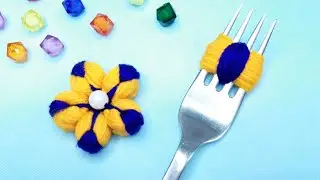 Hand Embroidery Amazing Trick. Easy Hand Embroidery design Idea