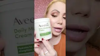Aveeno Daily Moisturizing Cream Review #aveeno #moisturizer