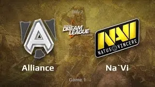 Alliance vs Na`Vi, Dream League Day 2, Game 1