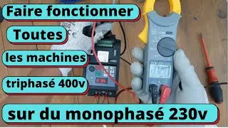 Alimenter un Moteur Triphasé 400V sur du 220V Monophasé : Méthodes et Schémas
