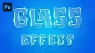 Glass Text  Effect - Photoshop Tutorial  | Iconicpro