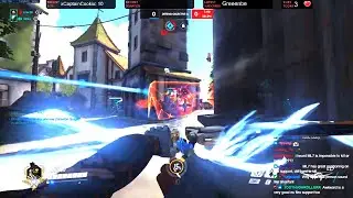 LiNkzr Insane Hanzo! 42 elims! VS ml7 Baptiste! [ Overwatch Season 26 Top 500 ]