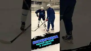 БЛОКИРОВКА ОДНОЙ РУКОЙ В ХОККЕЕ #icetigers #nhl #хоккей #hockey #тренермишенин #обзор #icehockey