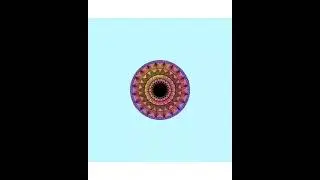 Mandala (Reverse!!)#shorts #youtubeshorts #short #mandala