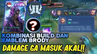KOMBINASI BUILD DAN EMBLEM BRODY TERSAKIT 2025! 1 HIT IXIA LANGSUNG PULANG KE BASE - MLBB