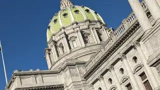The State Capitol Building of Pennsylvania in Harrisburg Pennsylvania