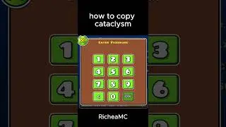 How to copy cataclysm #geometrydash