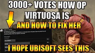 Что делает Virtuosa OP? Более 3000 игроков высказались, и как это исправить! | For Honor