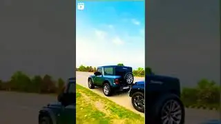 new thar blue #thar #mahindra #love #4k #4x4 #shorts #viral