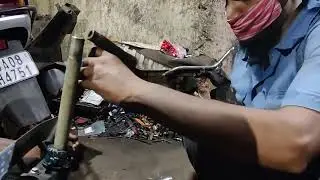 Replacing the Royal Enfield Himalayan cone set after 15,000 kms. #royalenfield #himalayan #bike