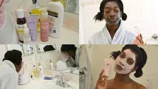 HOW TO: DIY Facial At Home | Smooth Out Textured Skin + Fade Acne Scars | Natural Skincare Routine