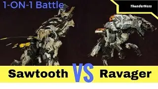 Horizon Zero Dawn - Sawtooth VS Ravager (Horizon Fight Club #4)