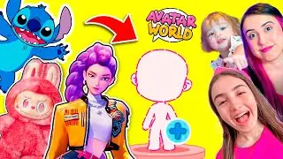 REVELANDO COMO CRIAR LABUBU, as GUERREIRAS do K-POP, STITCH e MAIS no Avatar World!