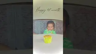 1st Month #wedding #couple #love #baby #shortsfeed #shortsviral #vibes #celebration #short